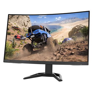 Lenovo G32qc-30, 32'', QHD, изогнутый, LED VA, 165 Гц, черный - Монитор