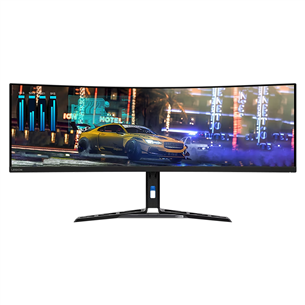 Lenovo Legion R45w-30, 45'', DQHD, nõgus, LED VA, 170 Hz, USB-C, LAN, must - Monitor