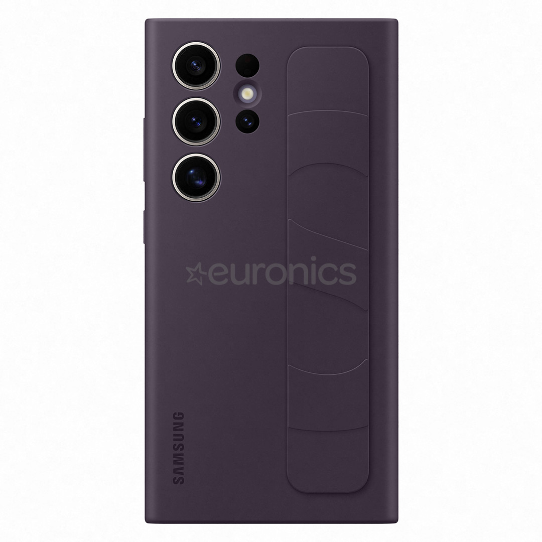 Samsung Standing Grip Case, Galaxy S24 Ultra, tumelilla - Ümbris