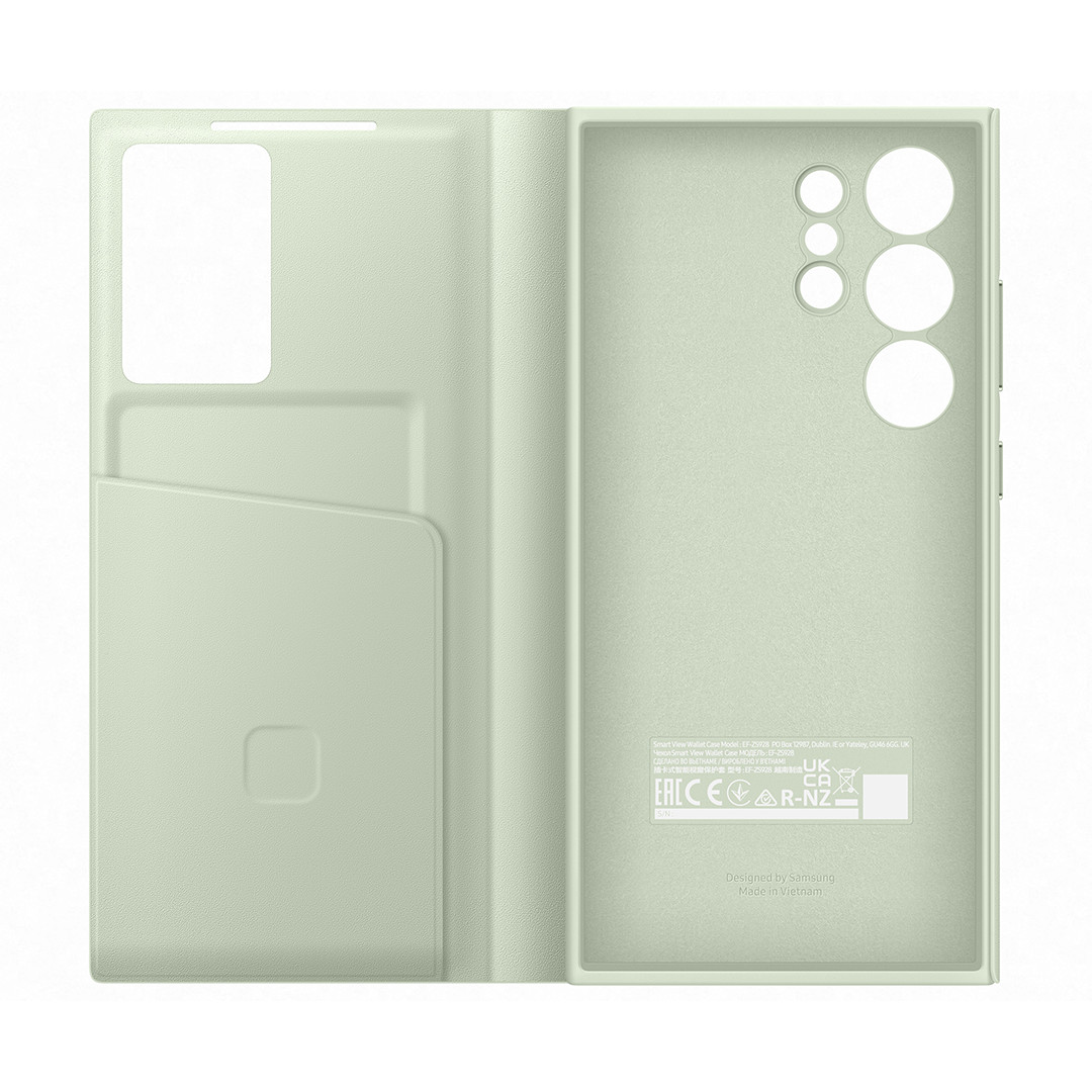 Samsung Smart View Wallet Case, Galaxy S24 Ultra, light green - Case