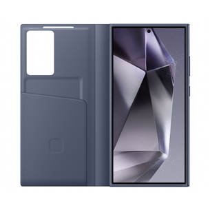 Samsung Smart View Wallet Case, Galaxy S24 Ultra, lilla - Kaaned