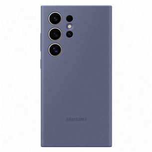 Samsung Silicone Case, Galaxy S24 Ultra, сиреневый - Чехол EF-PS928TVEGWW