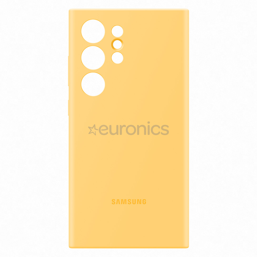 Samsung Silicone Case, Galaxy S24 Ultra, yellow - Case