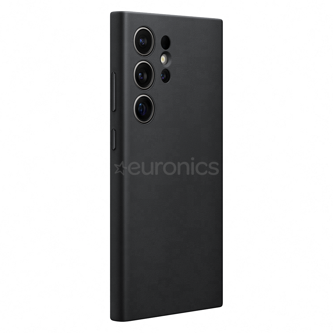 Samsung Vegan Leather Case, Galaxy S24 Ultra, black - Case
