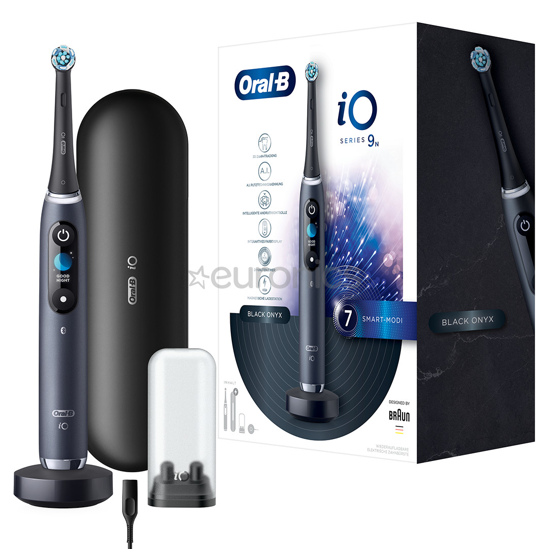 Braun Oral-B iO 9 Black Onyx, must - Elektriline hambahari