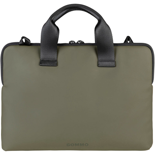 Tucano Gommo Slim Brief, 14'', green - Notebook bag