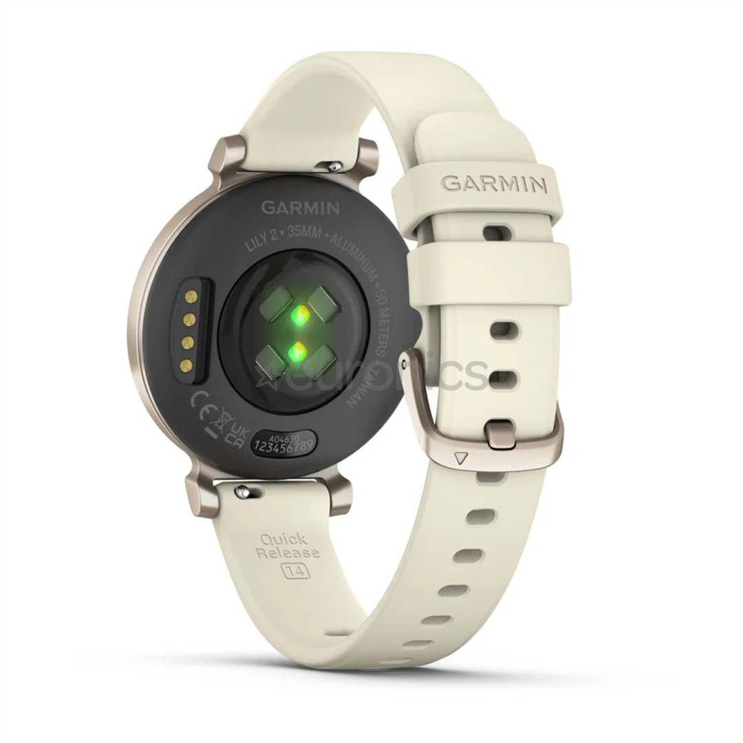 Garmin Lily 2, 35 mm, kuldne/beež - Nutikell