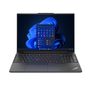 Lenovo ThinkPad E16 Gen 1, 16", WUXGA, Ryzen 5, 16 GB, 512 GB, SWE, must - Sülearvuti 21JT0039MX