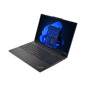 Lenovo ThinkPad E16 Gen 1, 16", WUXGA, Ryzen 5, 16 GB, 512 GB, SWE, must - Sülearvuti