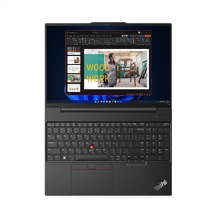 Lenovo ThinkPad E16 Gen 1, 16", WUXGA, Ryzen 5, 16 GB, 512 GB, SWE, must - Sülearvuti