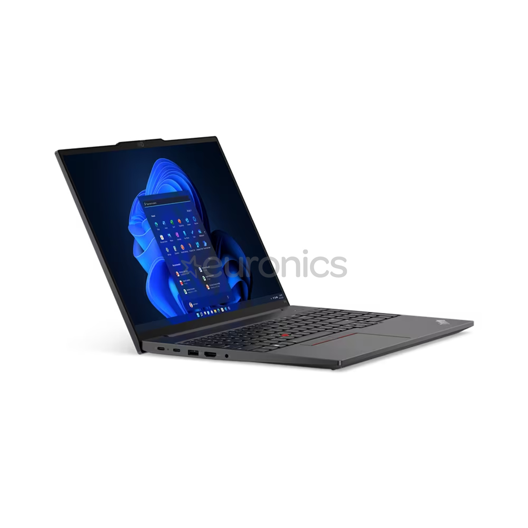 Lenovo ThinkPad E16 Gen 1, 16", WUXGA, Ryzen 5, 16 GB, 512 GB, ENG, must - Sülearvuti
