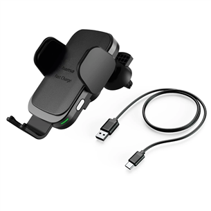 Hama FC10 Motion, 10 W, Wireless, Qi Charging, black - Wireless car charger 00201678