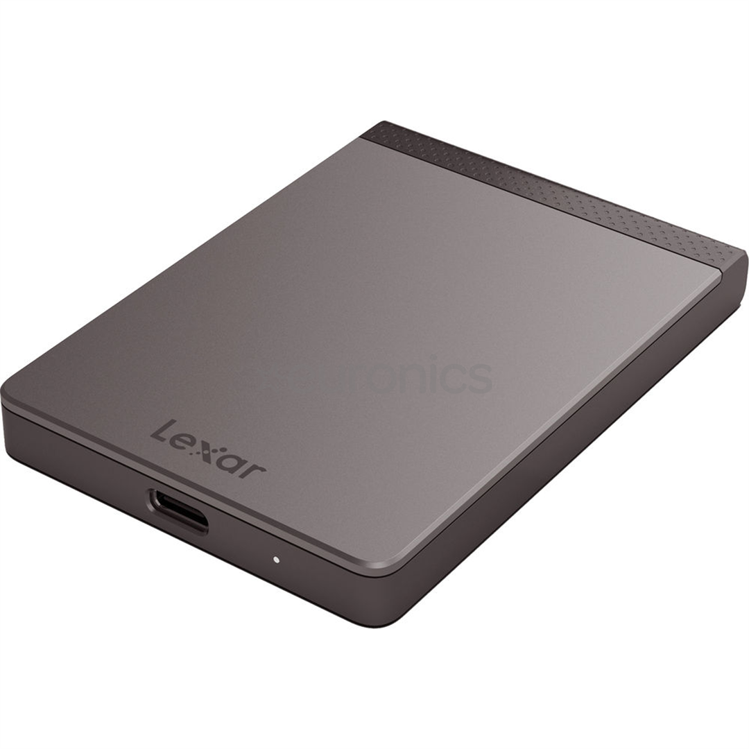 Lexar Portable SL200, 512 GB, USB-C, tumepruun - Väline SSD