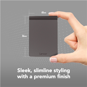 Lexar Portable SL200, 512 ГБ, USB-C, темно-коричневый - Внешний накопитель SSD
