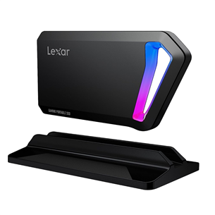 Lexar SL660 Blaze, 512 ГБ, USB-C, RGB, черный - Внешний накопитель SSD