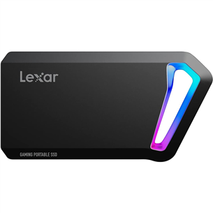 Lexar SL660 Blaze, 512 GB, USB-C, RGB, must - Väline SSD
