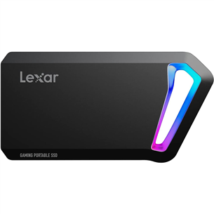 Lexar SL660 Blaze, 512 ГБ, USB-C, RGB, черный - Внешний накопитель SSD