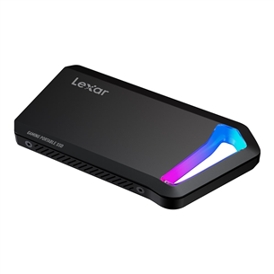 Lexar SL660 Blaze, 512 GB, USB-C, RGB, black - External SSD