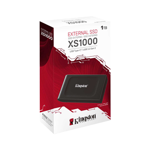 Kingston XS1000, 1 TB, must - Väline SSD