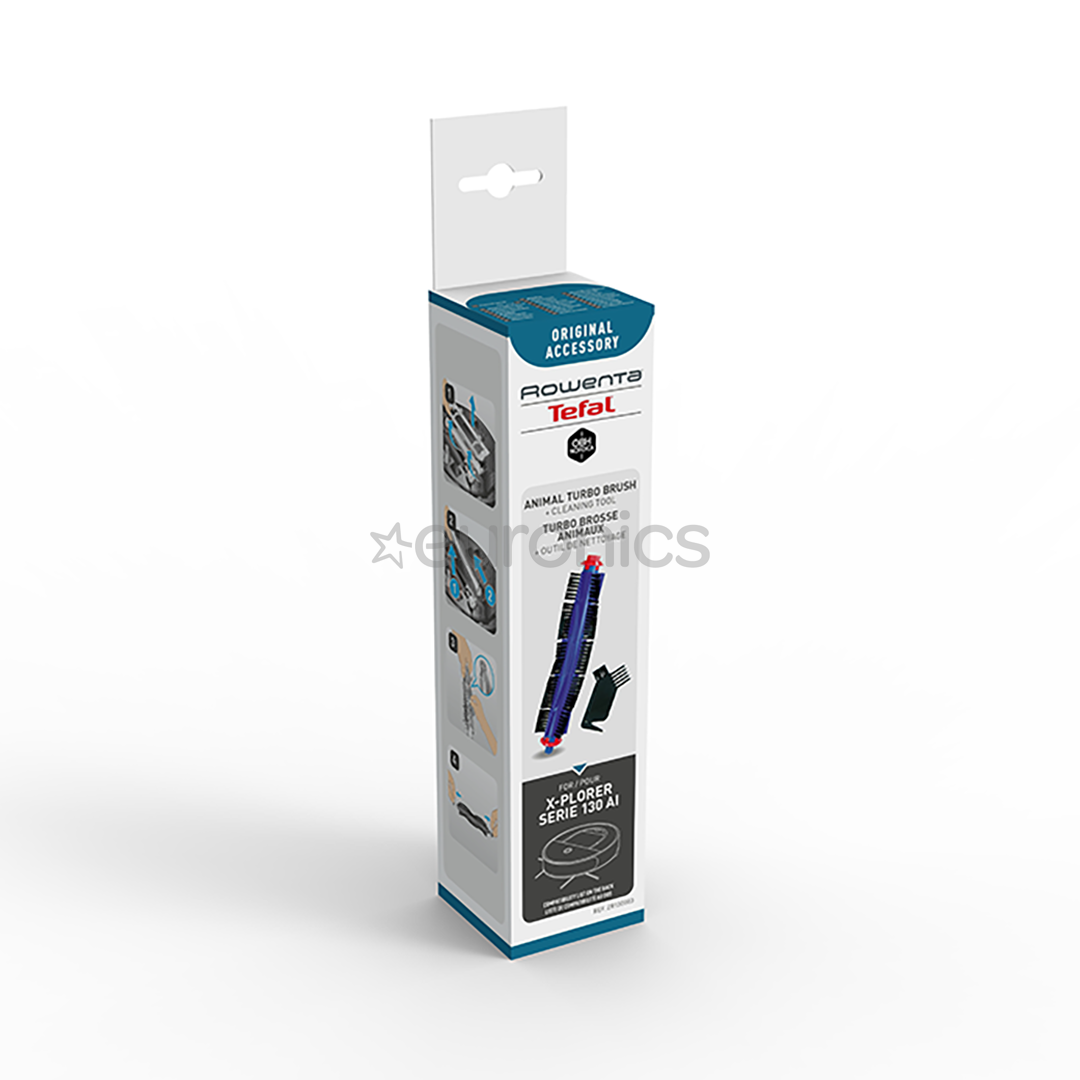 Tefal X-Plorer S130, RG90 - Animal turbo brush + cleaning tool for robot vacuum cleaner