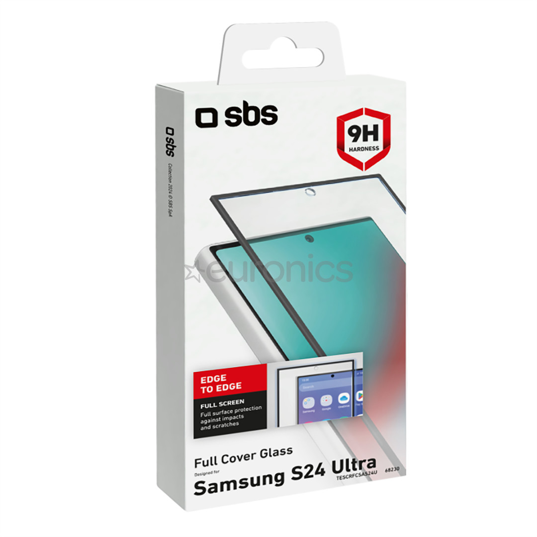 SBS 4D Full Cover Glass Screen Protector, Galaxy S24 Ultra - Screen protector