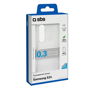 SBS Skinny cover, Galaxy S24, clear - Case