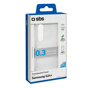 SBS Skinny cover, Galaxy S24+, clear - Case