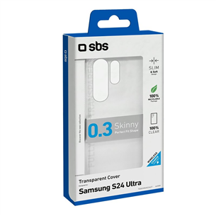 SBS Skinny cover, Galaxy S24 Ultra, clear - Case