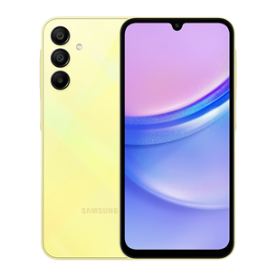 Samsung Galaxy A15 5G, 128 GB, kollane - Nutitelefon