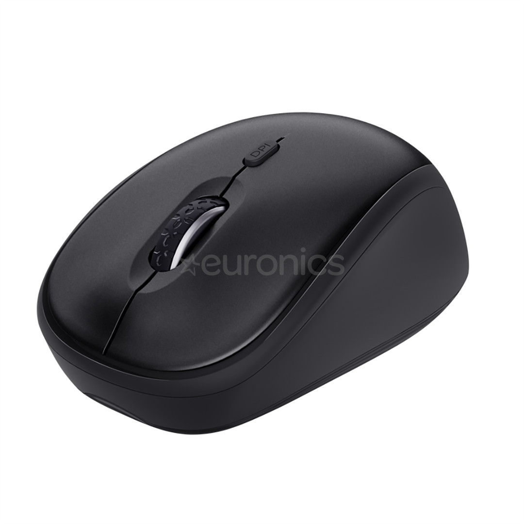 Trust Ody II Silent, US, black - Wireless mouse and keyboard