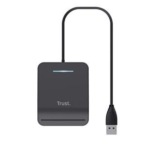 Trust Primo, USB-A, must - ID-kaardilugeja