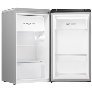 Hisense, 82 л, высота 87 см, серебристый - Холодильник