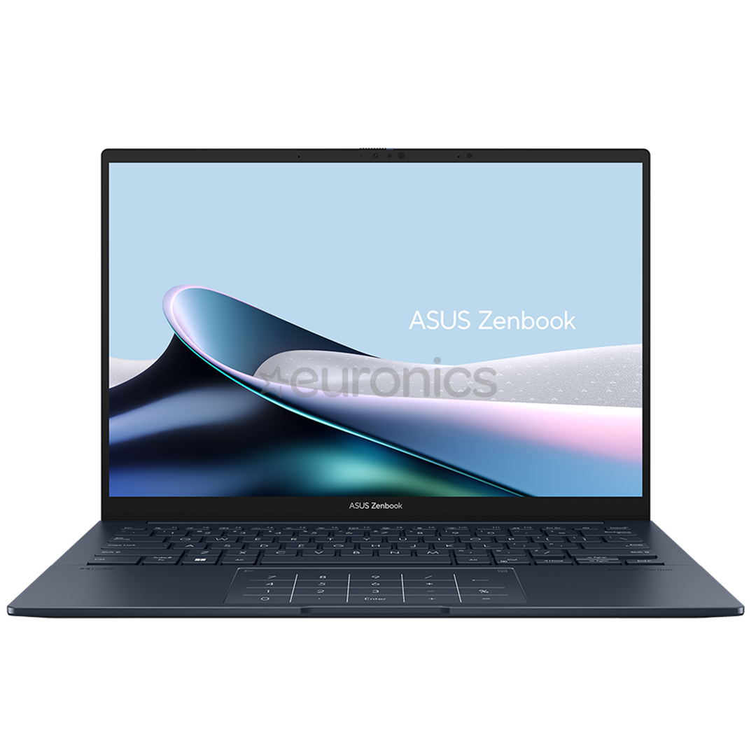 ASUS Zenbook 14 OLED, 14'', 3K, 120 Hz, Ultra 7, 16 GB, 1 TB, ENG, blue - Notebook