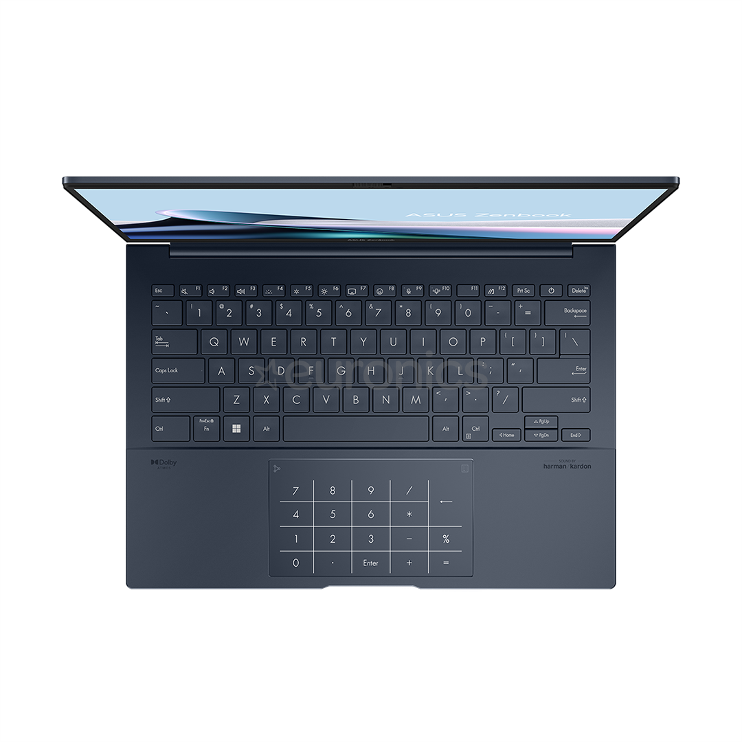 ASUS Zenbook 14 OLED, 14'', 3K, 120 Hz, Ultra 7, 16 GB, 1 TB, ENG, blue - Notebook
