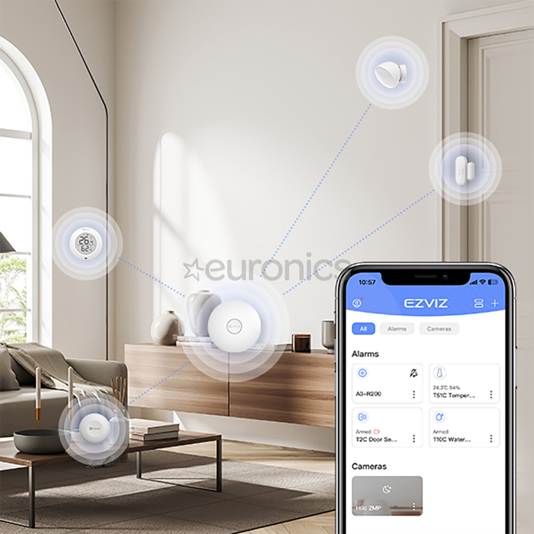 EZVIZ A3-R200, Apple HomeKit, Matter, white - Smart Home Hub