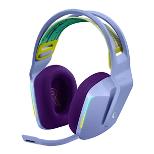 Logitech G733 LIGHTSPEED Wireless RGB, lilac - Wireless headset 981-000890