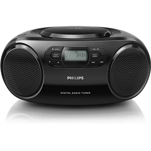 Philips AZB500, FM, DAB, CD, must - Magnetoola