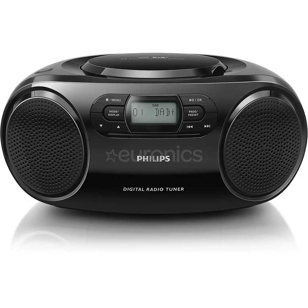 Philips AZB500, FM, DAB, CD, must - Magnetoola