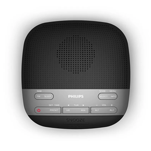 Philips TAR3505, FM, DAB+, black - Clock Radio