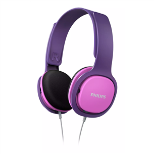 Philips SHK2000BK, pink/purple - Headphones for Kids