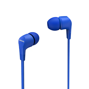 Philips TAE1105BL, 3.5 mm, blue - Wired in-ear earbuds