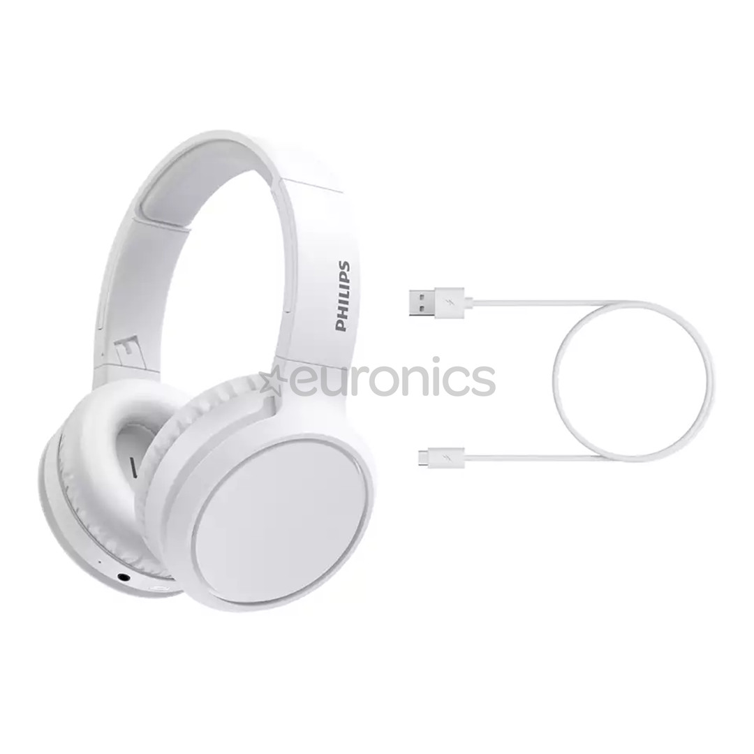 Philips TAH5205, white - Wireless headphones