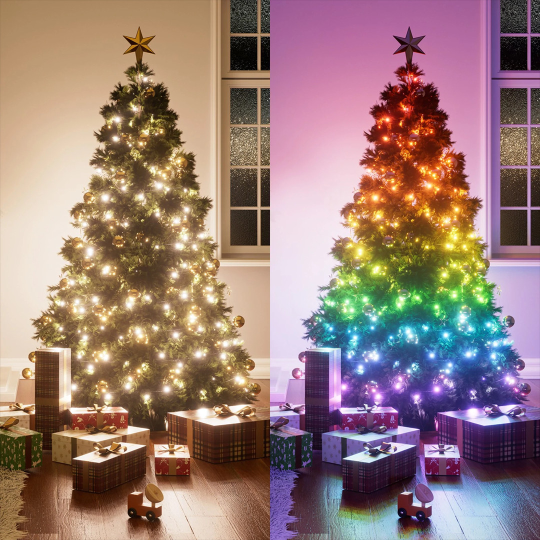 Nanoleaf Matter Smart Holiday String Lights, 250 LEDs, black - Smart Holiday Lights