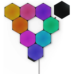 Nanoleaf Shapes Hexagons Starter Kit, 9 paneeli - Nutivalgusti startikomplekt NL42-0102HX-9PK