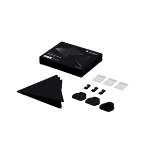Nanoleaf Shapes Black Triangles Expansion Pack, 3 paneeli - Nutivalgusti laienduskomplekt