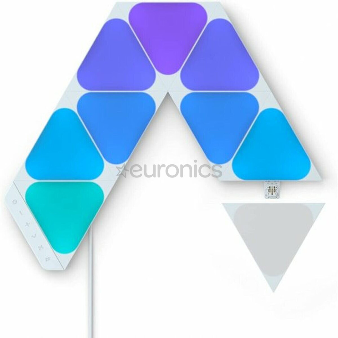 Nanoleaf Shapes Mini Triangles Starter Kit, 9 paneeli - Nutivalgusti stardikomplekt
