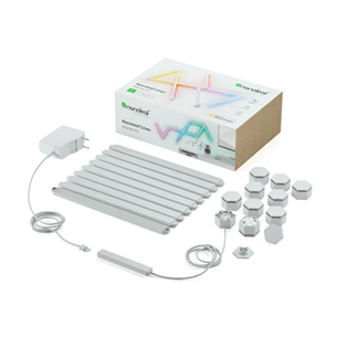 Nanoleaf Lines 60 Degrees Starter Kit, 9 liini - LED valguspaneelid