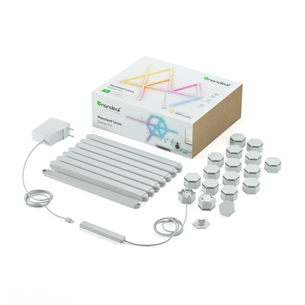 Nanoleaf Lines 60 Degrees Starter Kit, 15 liini - LED valguspaneelid