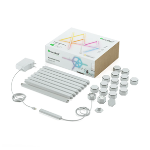 Nanoleaf Lines 60 Degrees Starter Kit, 15 liini - LED valguspaneelid NL59-K-6002LW-15PK