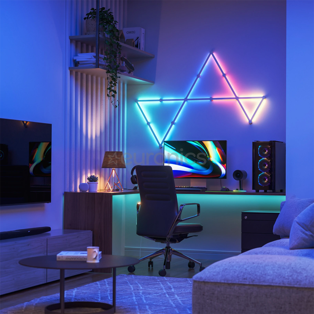Nanoleaf Lines 60 Degrees Starter Kit, 15 полосок - Светодиодные панели